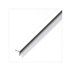 Cornière Égale Aluminium Brillant, L.2.5 M X L.1 Cm X H.1 Cm