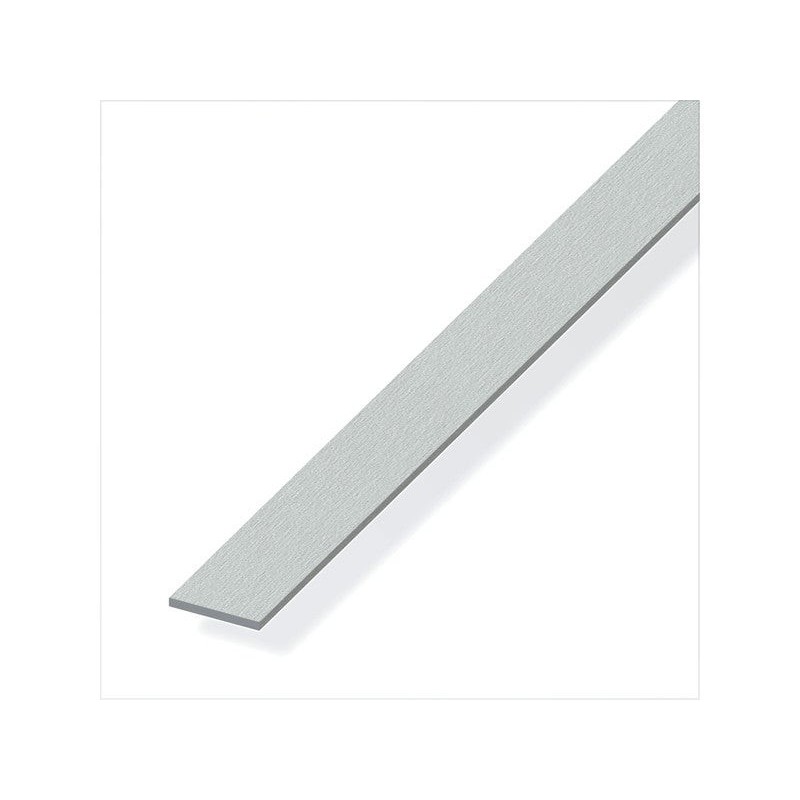 Plat Aluminium Brossé, L.2.5 M X L.2 Cm