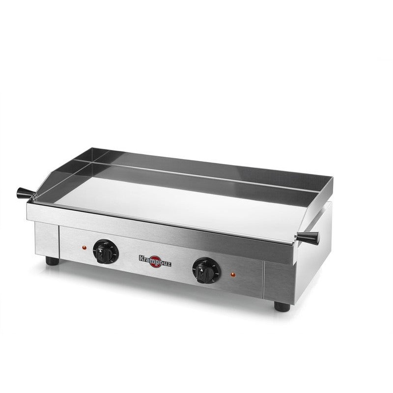 Plancha électrique KRAMPOUZ 2x1600w, inox