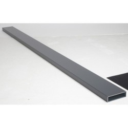 Lame De Clôture Aluminium Ajourée Klos-Up ! Gris Zinc, H.9 X L.145 Cm