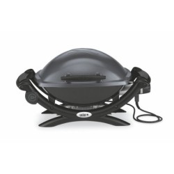 Barbecue électrique WEBER Q 1400 stand, gris anthracite