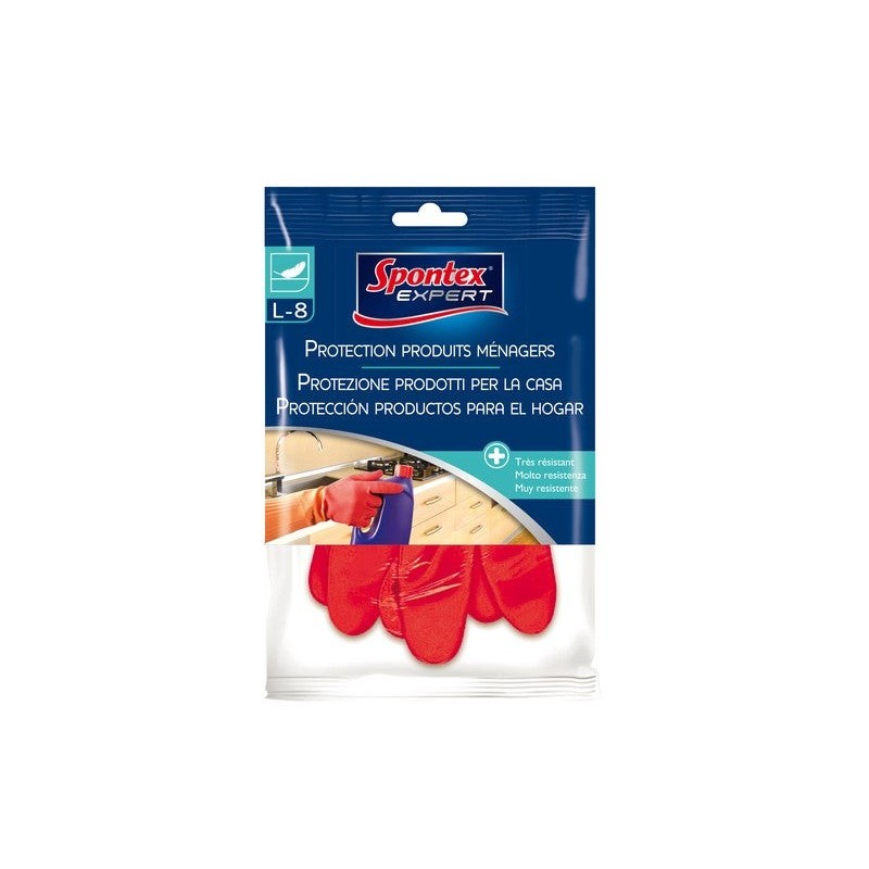 Gants Produits Ménagers Spontex Expert, Taille M