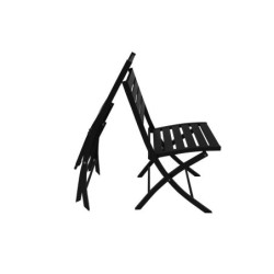 Chaise de jardin DCB GARDEN Marius en aluminium noir