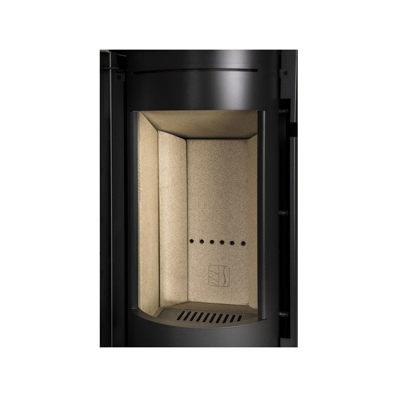 Poêle à bûche Chloé, SUPRA, 6 kw noir