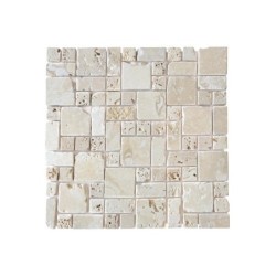 Mosaïque Sol Et Mur Mineral Ivoire 30 X 30.5 Cm Artens