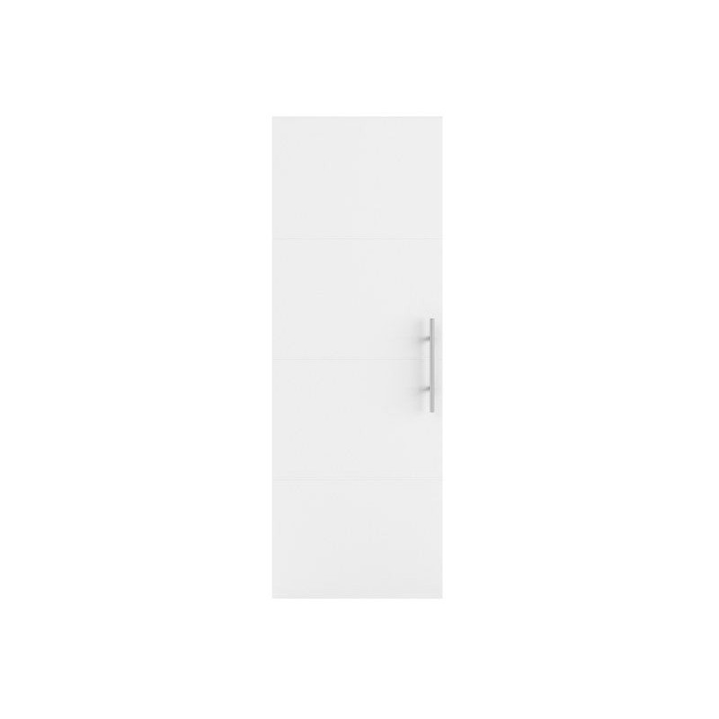 Porte coulissante ESSENTIEL Lali blanc h.204 x l.73 cm