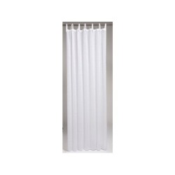 Voilage tamisant, Derry blanc l.140 x H.240 cm