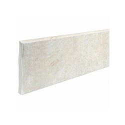 Lot De 2 Plinthes, Beige Blanc Monastere L.8 Cm X L.50 Cm