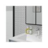 Mosaïque mur hexagon ARTENS blanc 30 X 26 cm