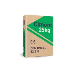 Ciment gris CIMALIT CE/ CEM II, 32,5, 25 kg