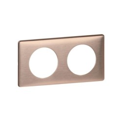 Plaque Double Céliane, Legrand Copper