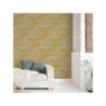 Papier Peint Vinyle Palm Springs Jaune Moutarde