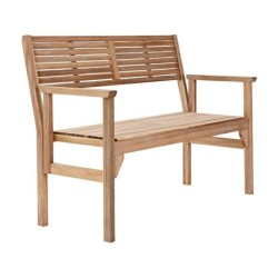 Banc de jardin NATERIAL Solis en bois naturel