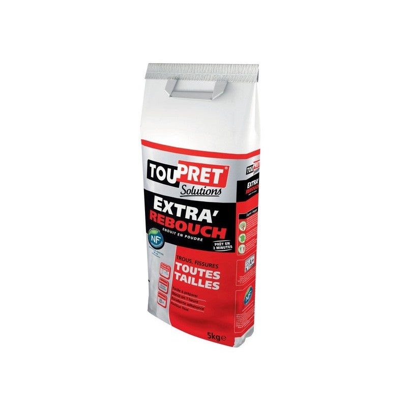 Enduit De Rebouchage Toupret Extra Rebouch 5 Kg En Poudre, Pour Mur / Plafond In