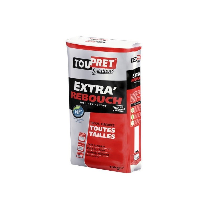 Enduit De Rebouchage Toupret Extra Rebouch 15 Kg En Poudre, Pour Mur / Plafond I