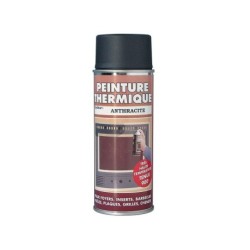 Peinture aérosol thermique anthracite PYORFEU, 400 ml