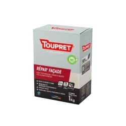 Enduit De Rebouchage Toupret Repar Façade 1 Kg En Poudre, Pour Façade Extérieur