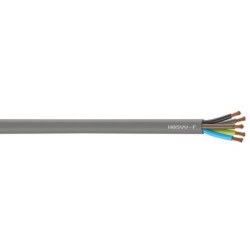 Câble Électrique 5 G 2.5 Mm² Ho5Vvf L.10 M, Gris