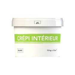 Crépi mur intérieur décoratif 1er prix, 15 kg blanc