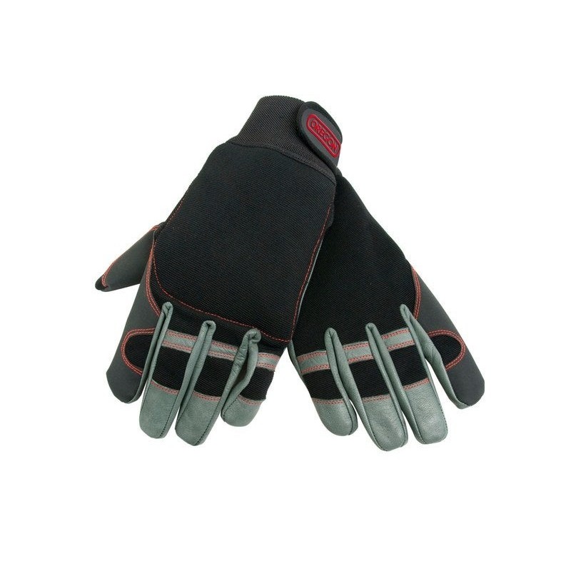 Gants Spécial Tronçonneuse Oregon Noir Et Gris, Taille 9 / L