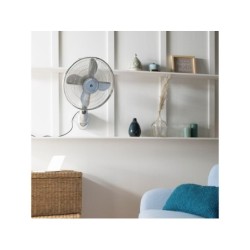 Ventilateur mural, EQUATION, Wally, Diam.40 cm, 55 W gris