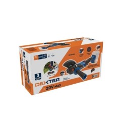 Meuleuse d'angle sans fil 125 mm DEXTER Up20 brushless 20vag3-125bl.1 20 V