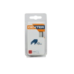 Lot de 1200 agrafes pour agrafeuse de compresseur, DEXTER N°53, 10 mm