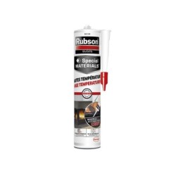 Mastic étanchéite hautes temperatures noir RUBSON cartouche 280ml