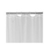 Rideau de douche en textile white n° 0 L.180 x H.200 cm, HAPPY SENSEA