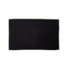 Tapis de bain L. 50 x L. 80 cm noir, TERRY SENSEA