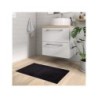 Tapis de bain L. 50 x L. 80 cm noir, TERRY SENSEA