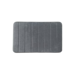 Tapis de bain, SENSEA COCOON, l. 50 x L. 80 cm, gris