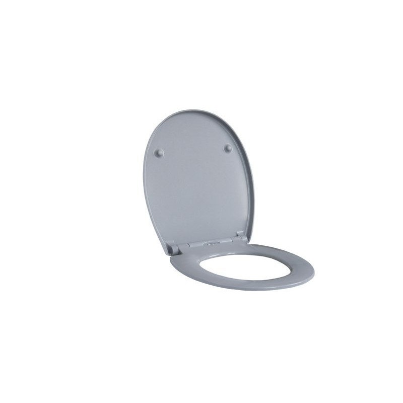 Abattant WC déclipsable avec frein de chute duroplast Remix gris