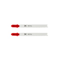 Lot De 2 Lames Pour Métal Dexter Coupe Droite 2.5-6 Mm