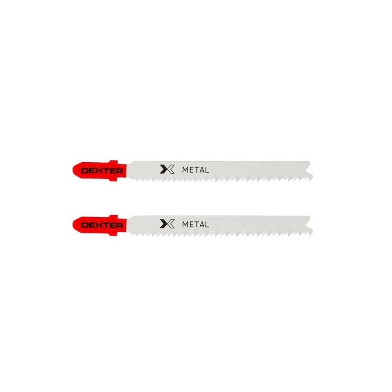 Lot De 2 Lames Pour Métal Dexter Coupe Droite 2.5-6 Mm