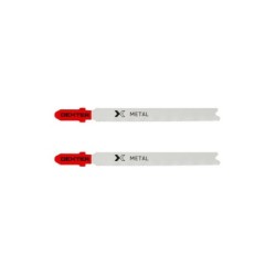 Lot De 2 Lames Pour Métal Dexter Coupe Droite 1-3 Mm