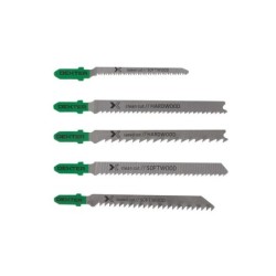 Lot De 5 Lames Pour Bois Dexter Coupe Droite 1.5-50 Mm