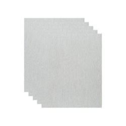 Lot de 5 feuilles abrasif plâtre grains 120, DEXTER, 230 x 280