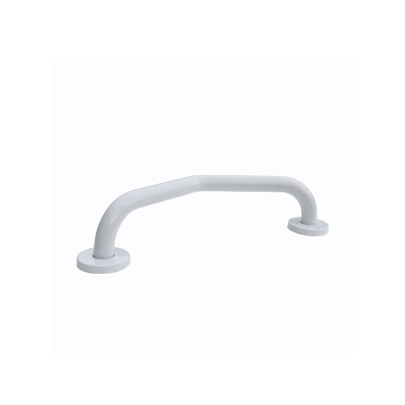 Barre D'Appui Coudée À Fixer, Acier Inoxydable Blanc, 40Cm