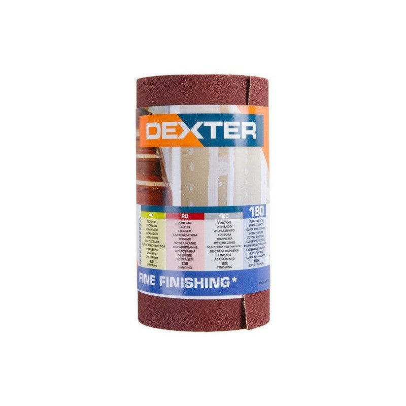 Abrasif rouleau bois 2500x93 grain 180 DEXTER 1 pc