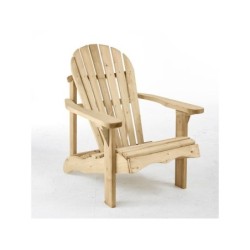 Fauteuil de jardin relax en bois naturel