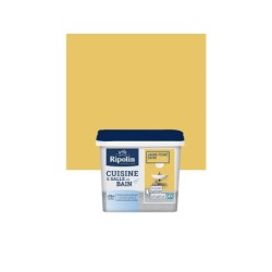 Peinture Mur Cuisine Et Bain Ripolin Jaune Peské Satiné 0.75 L