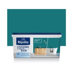 Peinture Mur Cuisine Et Bain Ripolin Bleu Pop Satiné 2 L