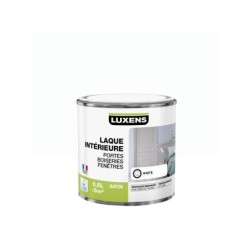 Peinture laque boiserie Intérieure LUXENS blanc satiné 0.5 l