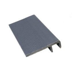 Plinthe Chausey En Composite Gris Clair, L.300 X L.0.035 M