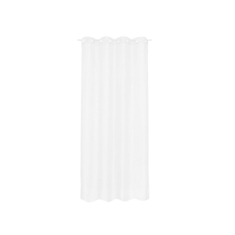 Voilage tamisant, Polyone blanc l. 140 x H.280 cm