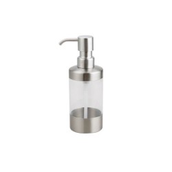 Distributeur de savon inox Loft, transparent, SENSEA