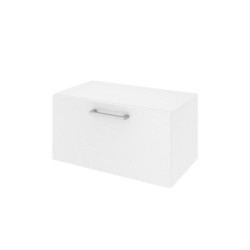 Meuble de salle de bains simple vasque l.70 x H.35.9 x P.38 cm, blanc