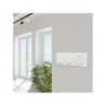 Plaque triple Odace Styl, SCHNEIDER ELECTRIC, blanc