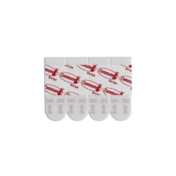 Lot de 12 pastilles adhésives pour posters COMMAND blanc